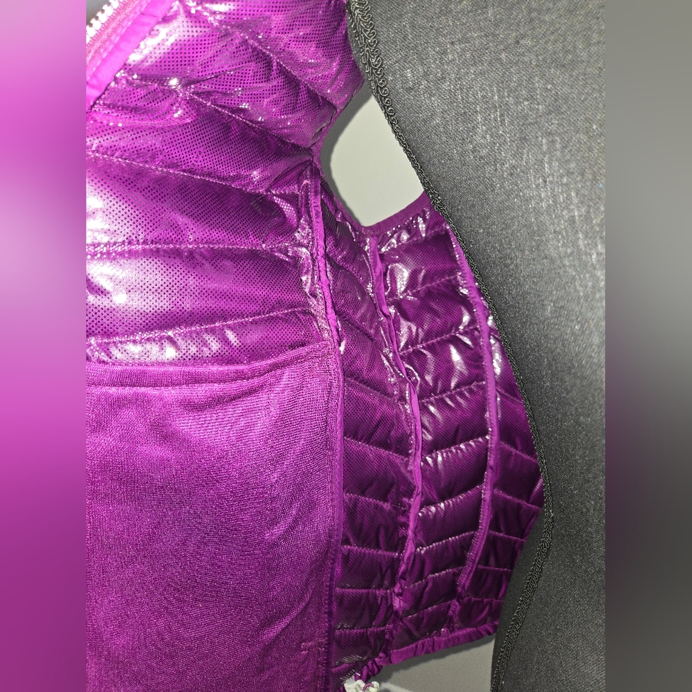 NWT Columbia Women's Purple Omni-Heat Puffer Vest - Picture 11 of 15